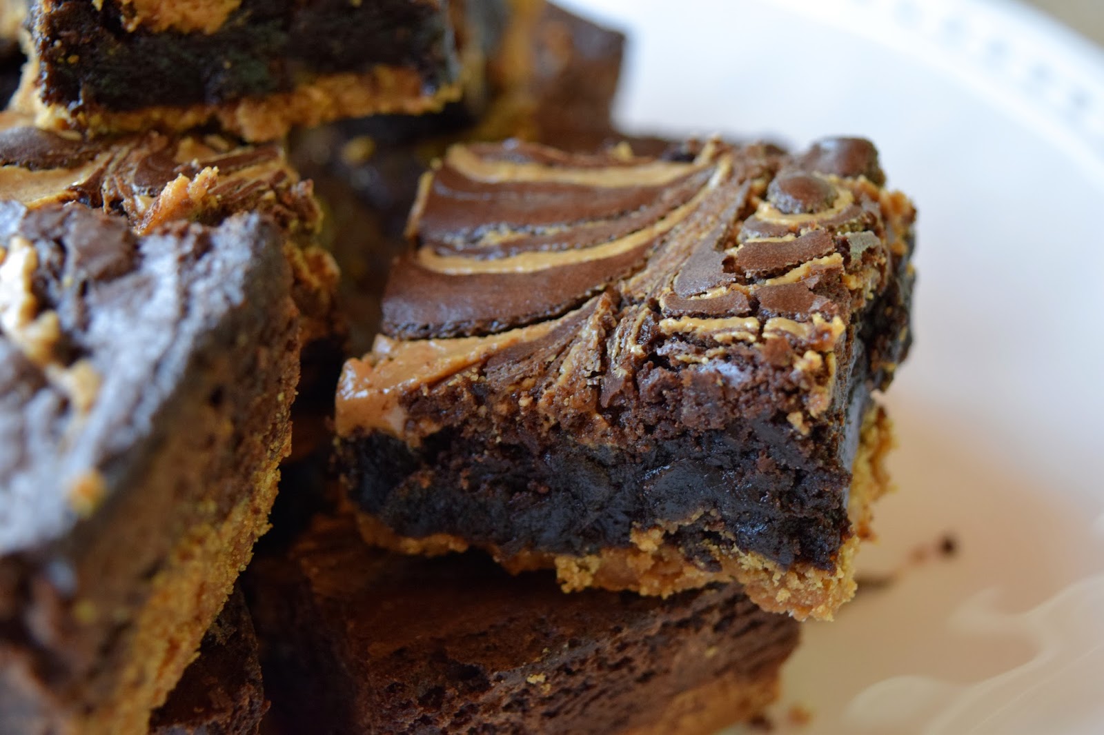 Lauren Marie Gluten Free [GlutenFree] Peanut Butter Swirl Brownies