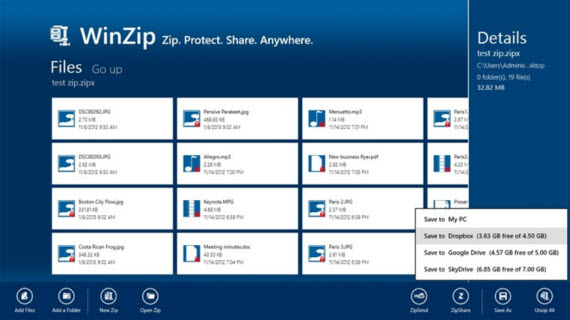 Winzip gratis para Windows 8 Winzip gratis para Windows 8