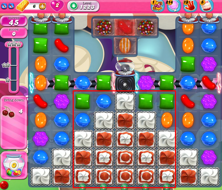 Candy Crush Saga 1223 Candy Crush Saga 1223