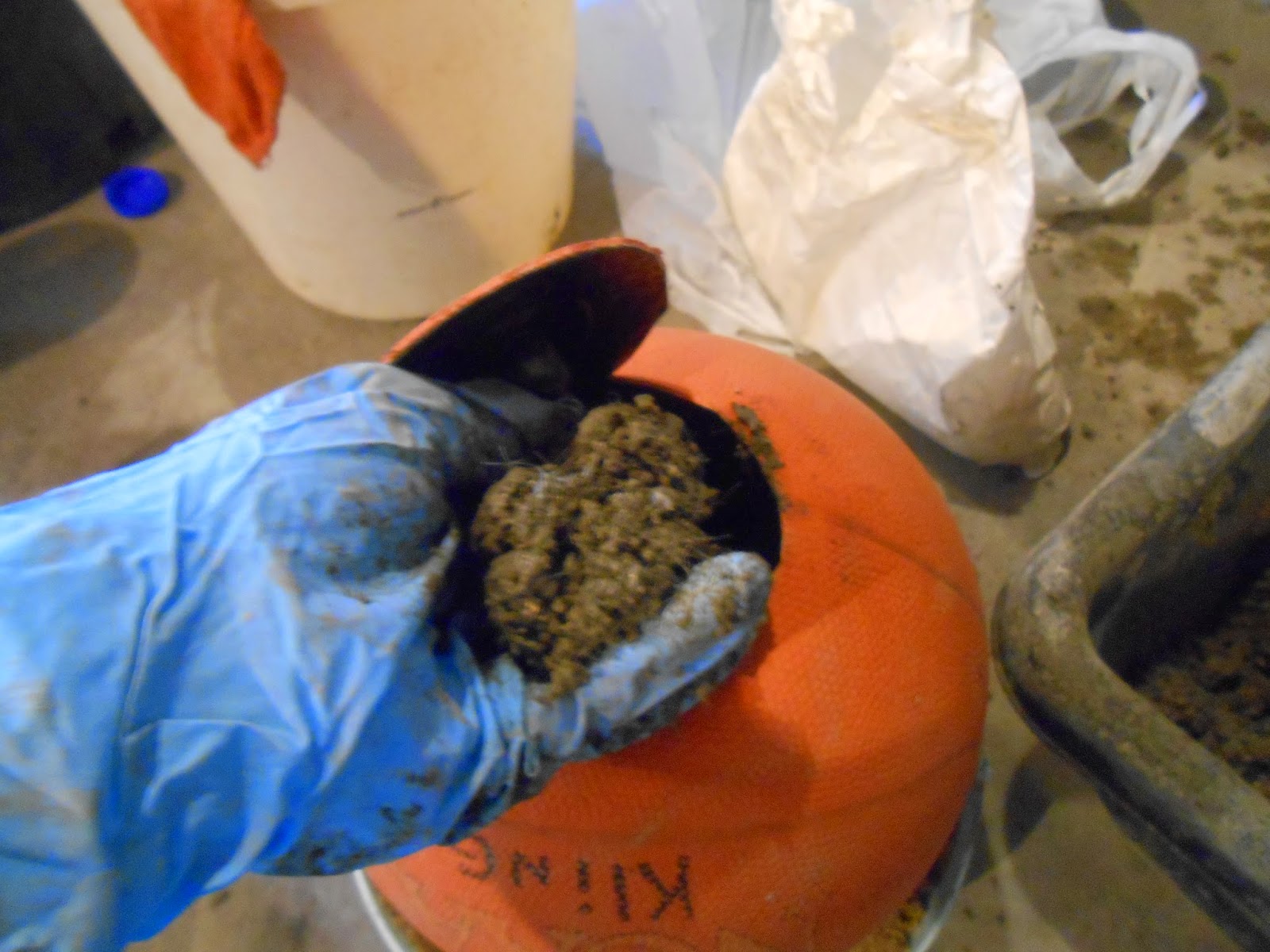 Sproutsandstuff Recycle a Flat Basketball to Create a Hypertufa Garden Orb