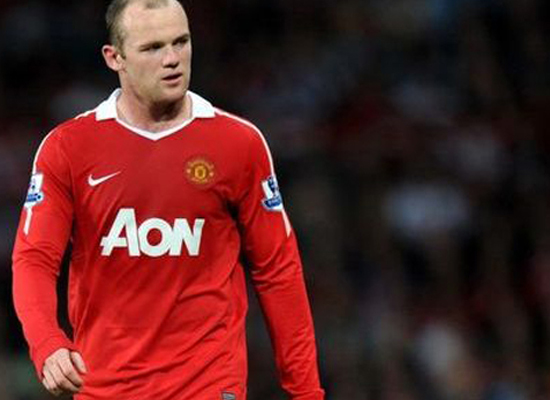 Wayne Rooney Striker Manchester United Season 2010 2011