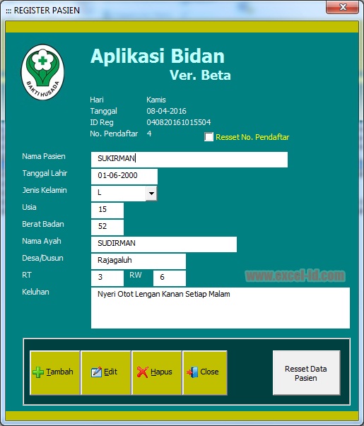 Aplikasi gudang excel gratis