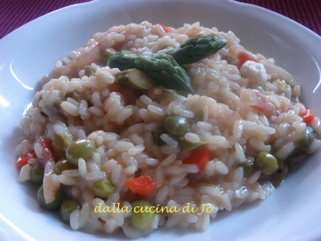 Risotto di primavera da dalla cucina di Jo su Akkiapparicette