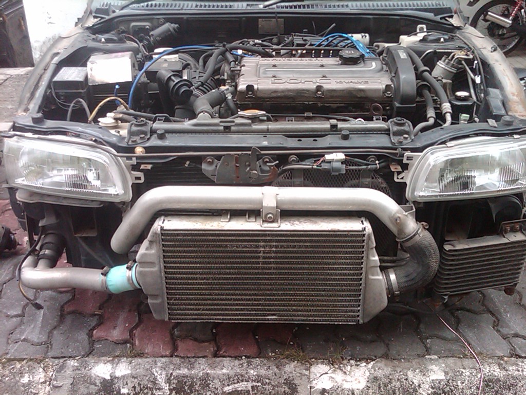 ONSCANIVE 18 Intercooler OEM Evo III With HKS Alloy Piping