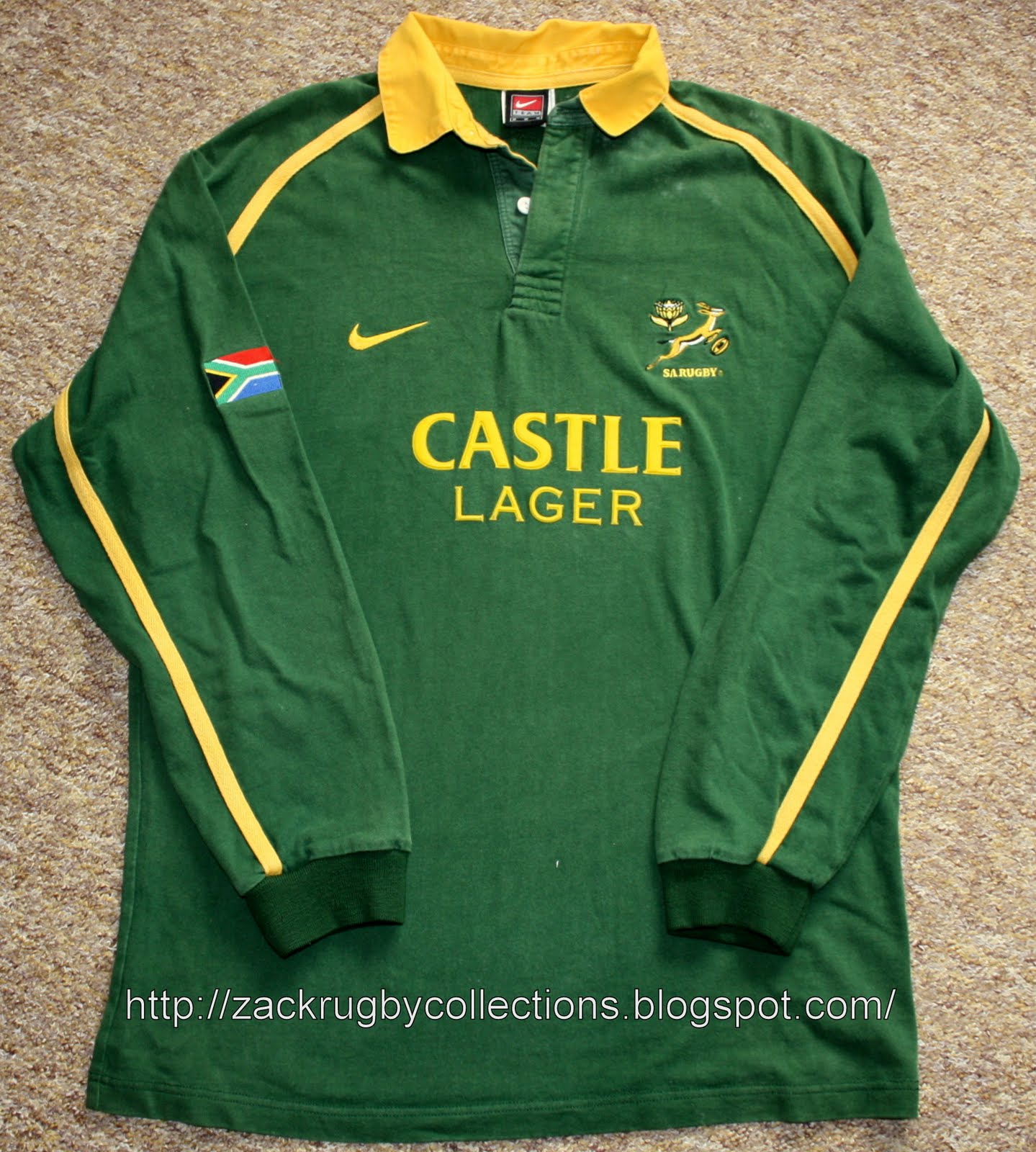 vintage south africa rugby shirt