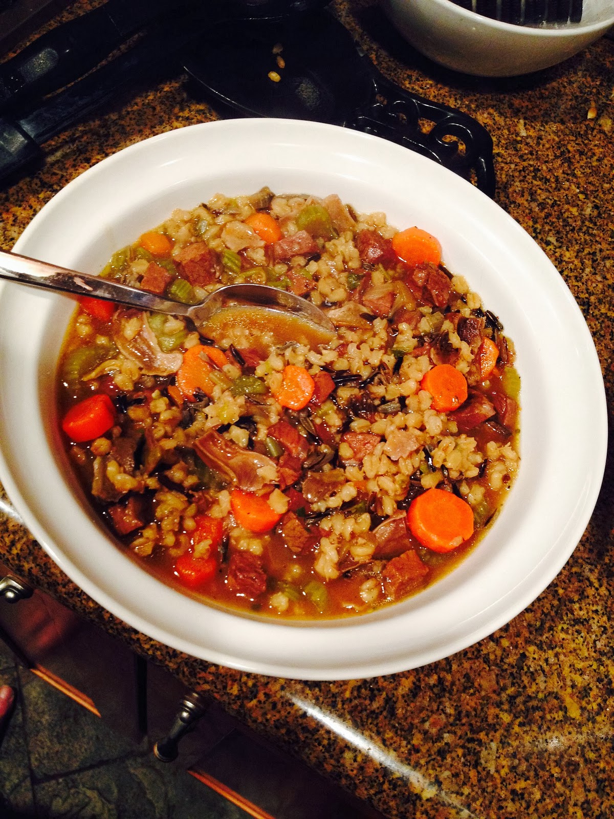 Frazgo Feasting Wild Mushroom Barley Wild Rice and Beef Soup