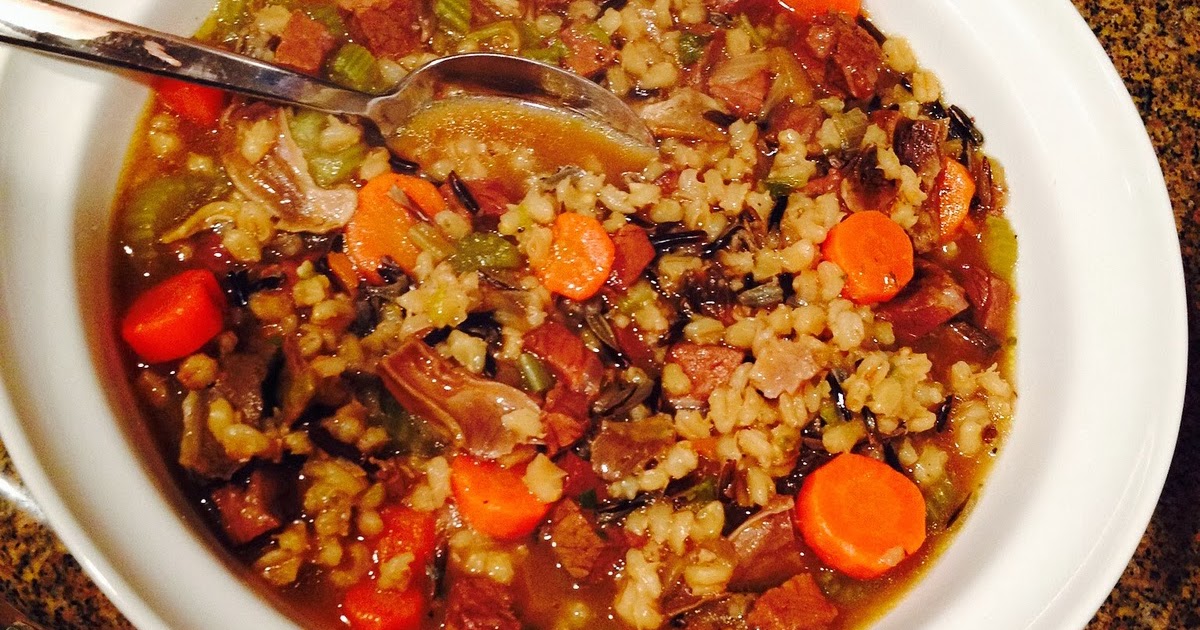 Frazgo Feasting Wild Mushroom Barley Wild Rice and Beef Soup