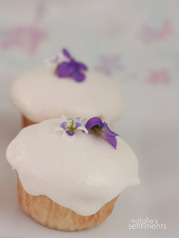 natalie's sentiments Happy May Day flowers and dessert for mom