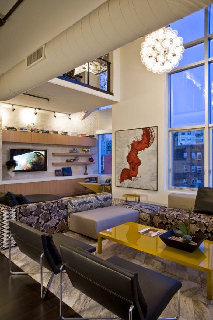 How to decorate a living room with modern wall units