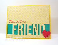 Thank You Friend card-designed by Lori Tecler/Inking Aloud-stamps and dies from My Favorite Things