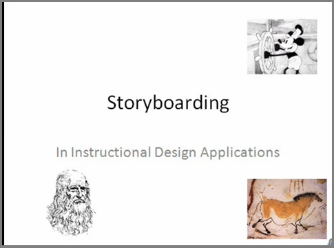 See my video on storyboarding