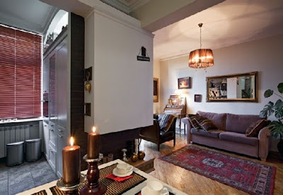 interior apartamento pequeño decoraci%C3%B3n apartamento peque%C3%B1o mosc%C3%BA 6 Decoración Interior Apartamento Pequeño, Cómodo y Cálido de 70 m2 en Moscú