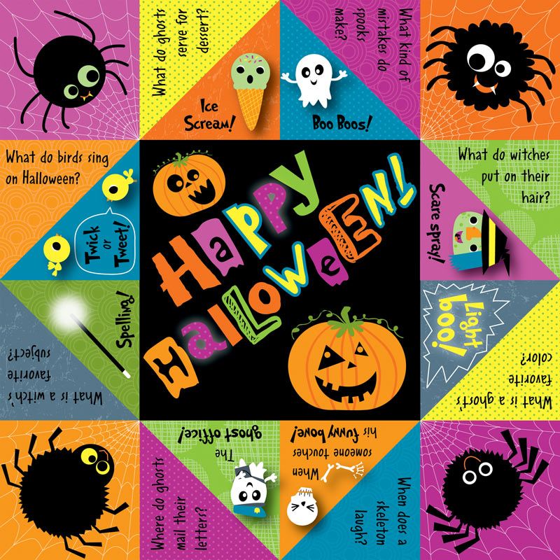 AuRa Treasury Kids Craft Halloween Cootie Catcher AuRa Treasury Kids Craft Halloween Cootie Catcher