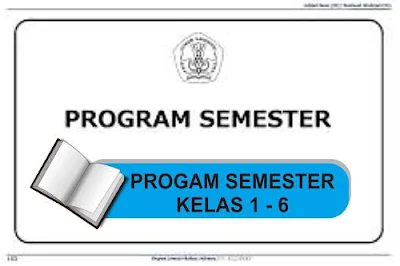  Program Semester 1 Kelas 1-6 SD