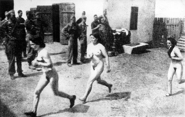 Naked girl in nazi camp - XXX photo