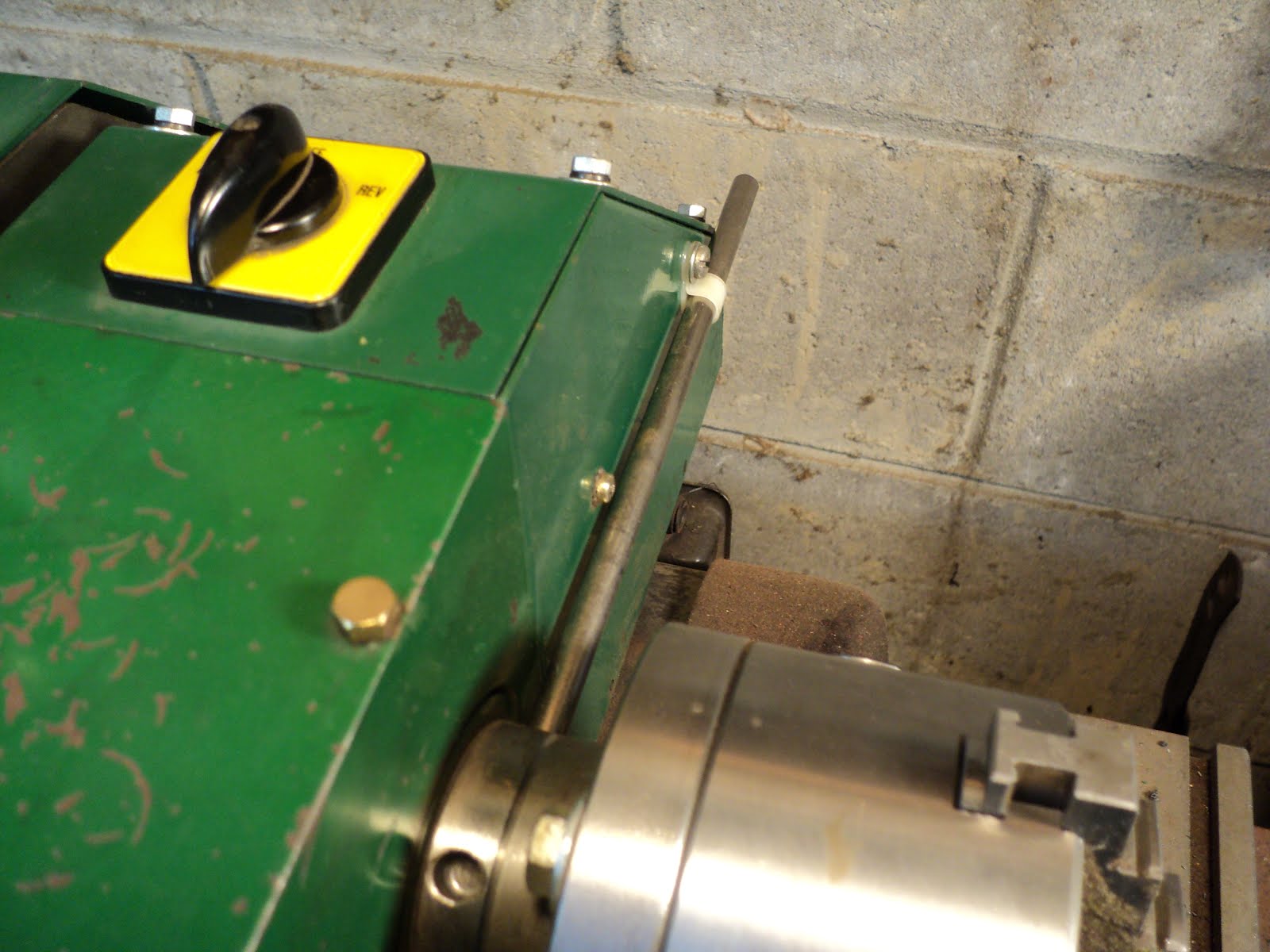 Rouge River Immobilizing a Lathe Spindle