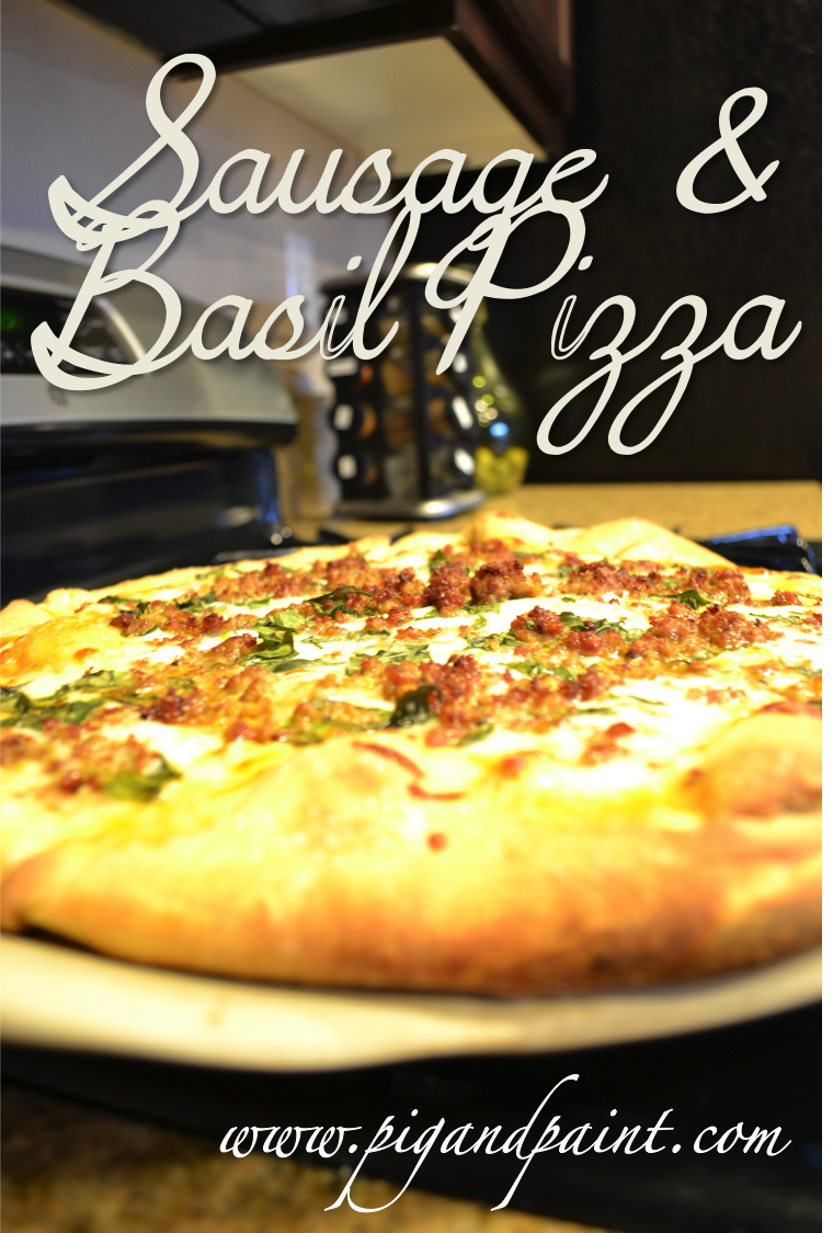 Sausage & Basil Pizza