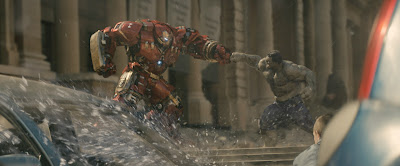 The Hulk versus The Hulkbuster in Avengers: Age of Ultron