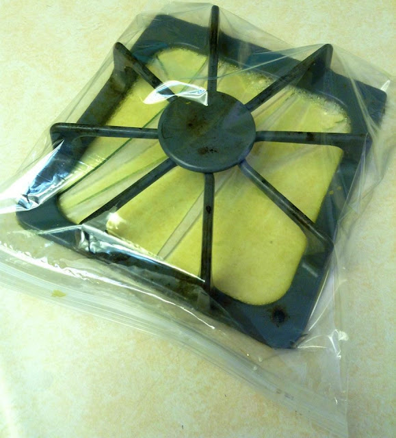 The Hawk's Nest How to remove burnt grime from stove top grates