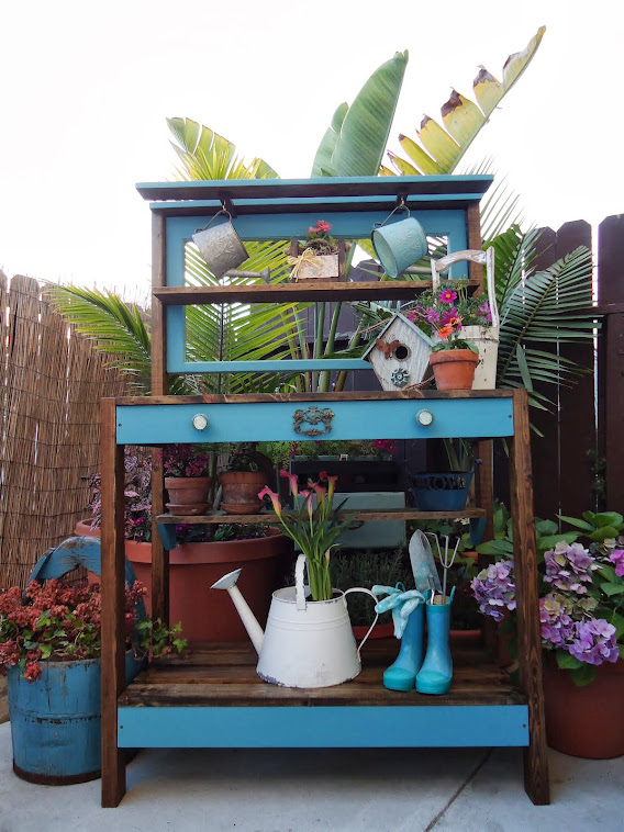 1930s Window Table/Potting Bench - SOLD