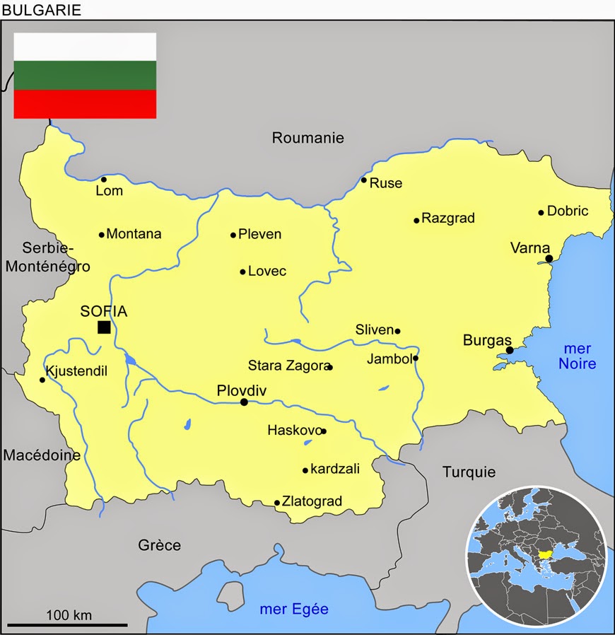 Géographie de la Bulgarie