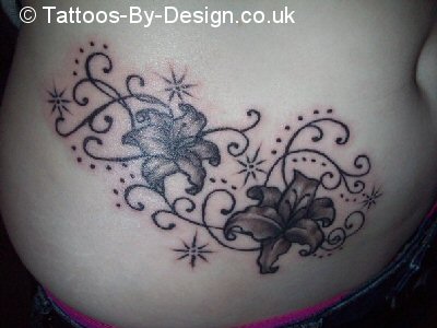 Quotes Tattoo hip bone Flower Tattoo design on hip for girl