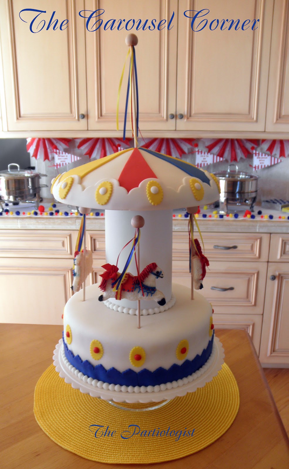 The Partiologist Carousel Cake!