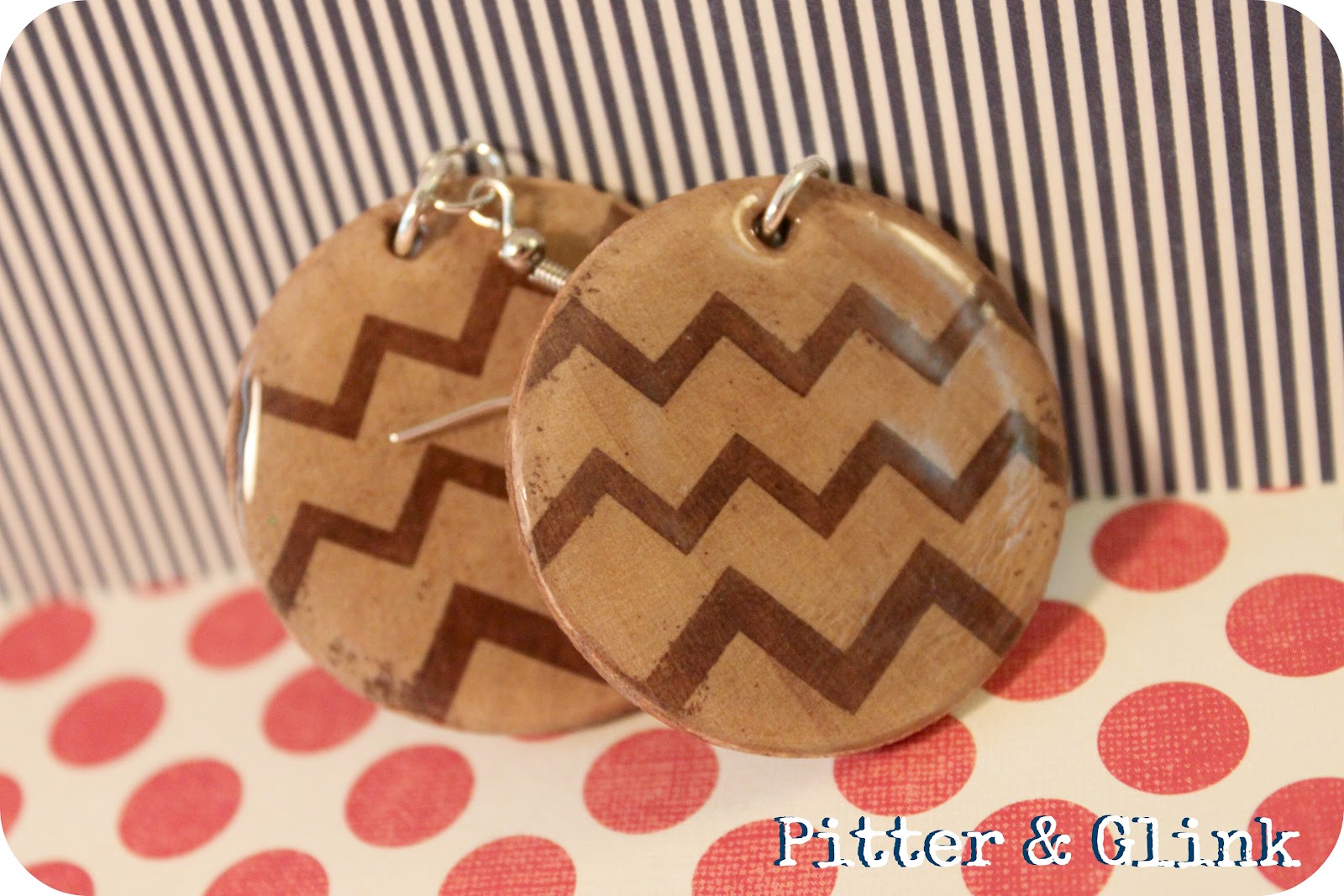 diy wood earrings