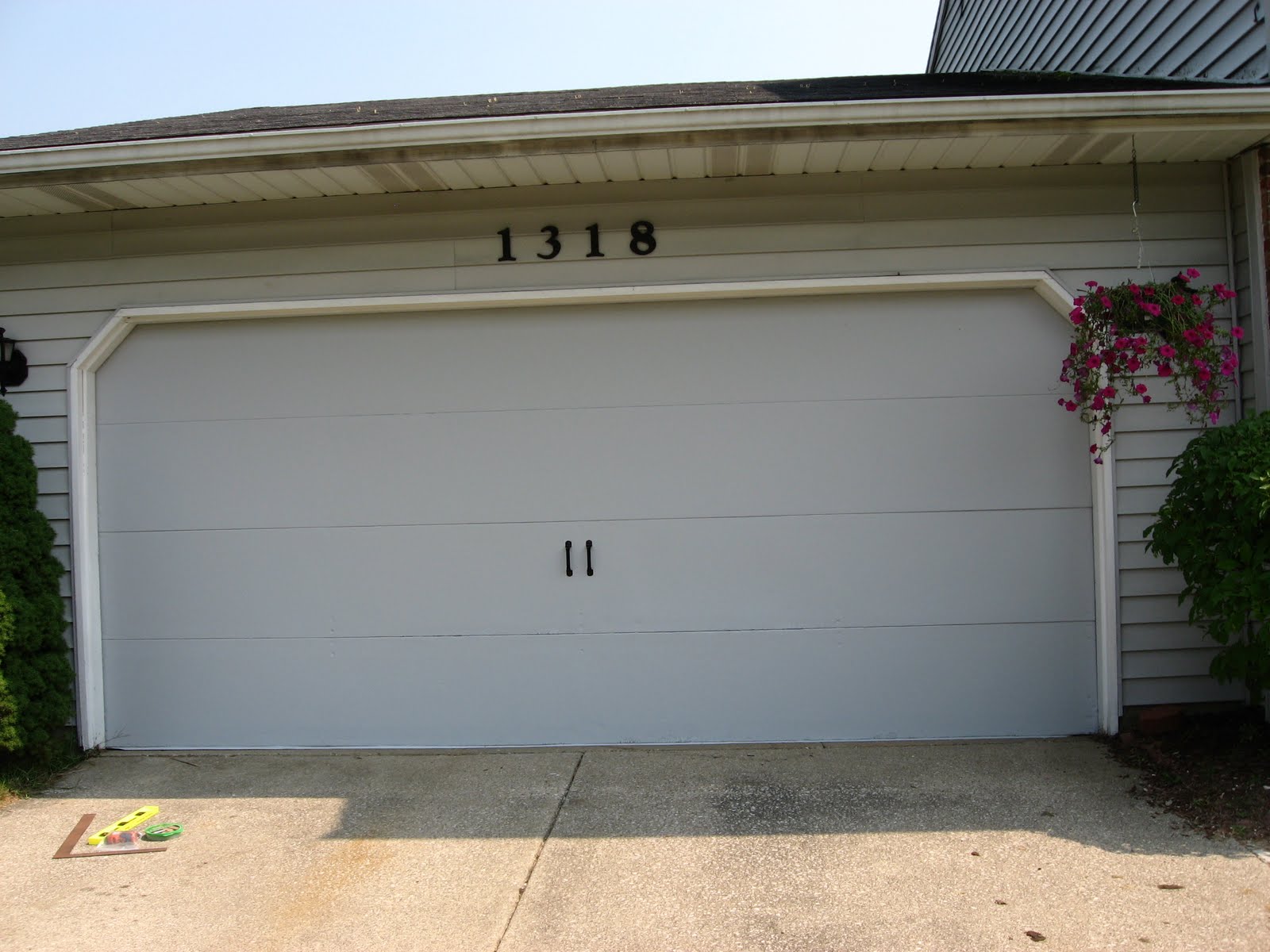 Betwixt Home and School Faux Carriage Garage Door