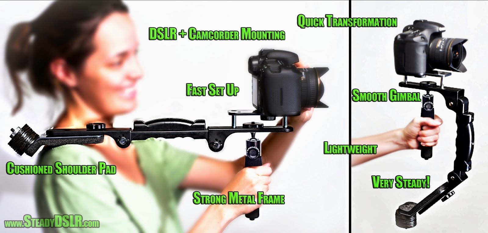 Steady DSLR Camera Support Rig Steadycam & Shoulder Mount Blog
