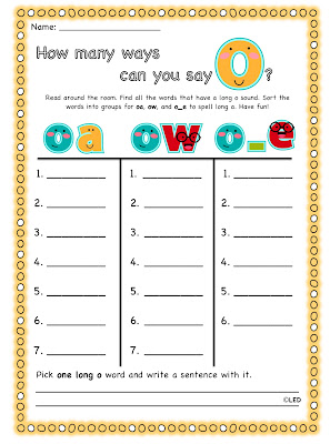 tattling to the teacher: llllloooooonnnngggg vowels!