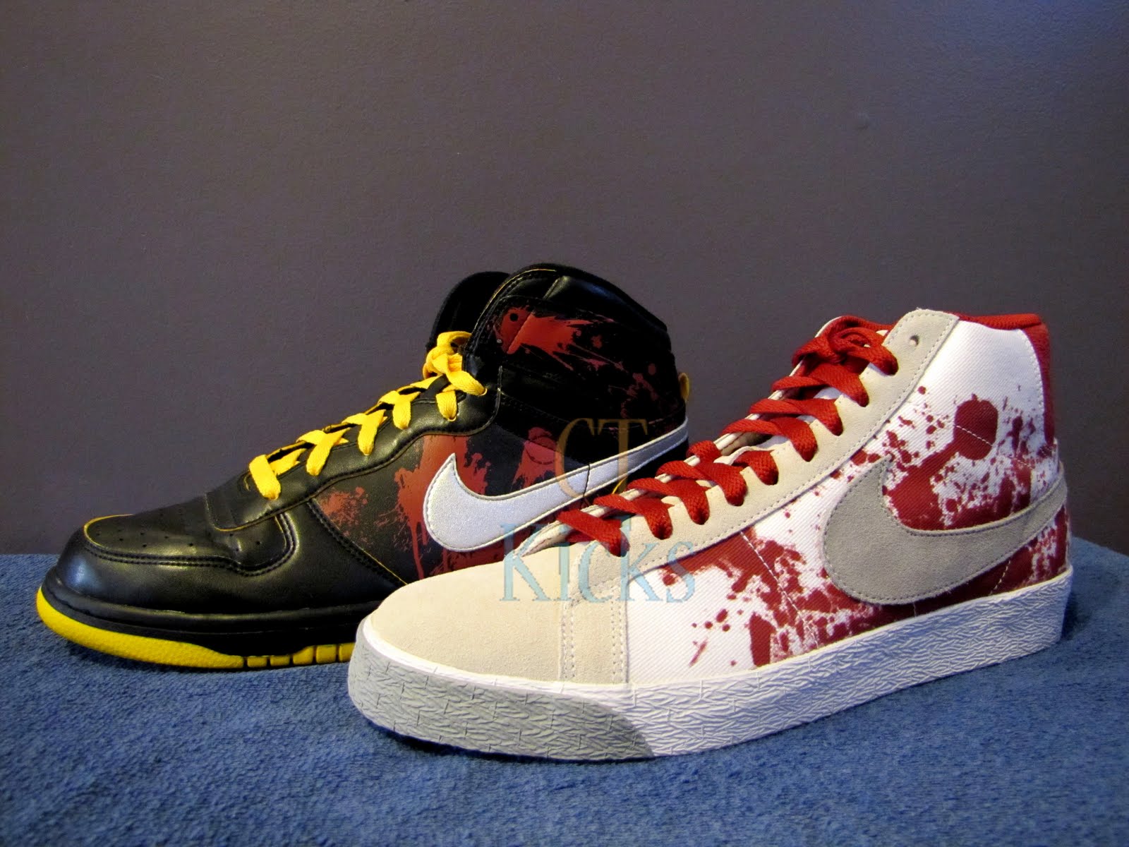 blood splatter blazer