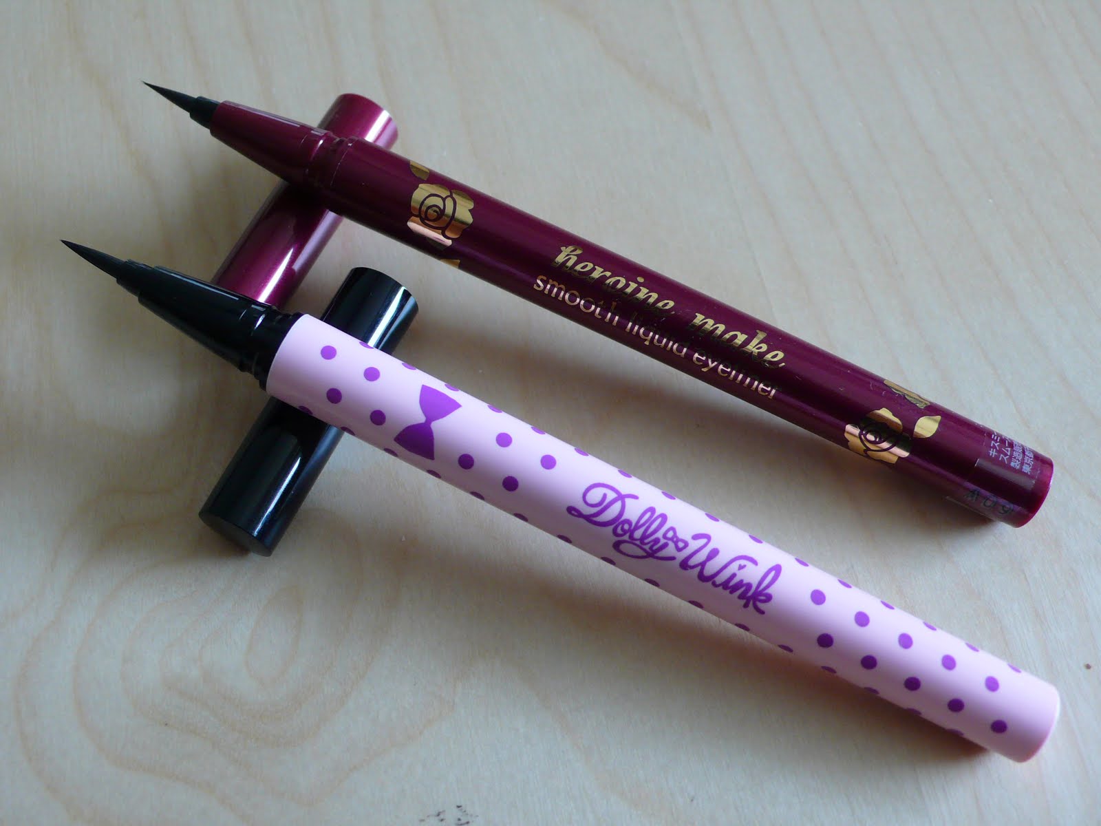 Fishball's corner!! Koji Dolly Wink liquid eyeliner in Deep Black