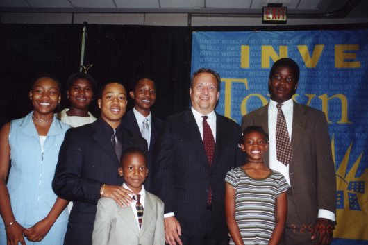 Student "Investors" of The Ninth Street Project with Treasury Secretary Lawrence Summers