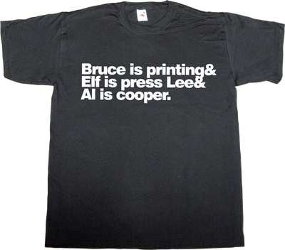 bruce springsteen elvis presley alice cooper music fun t-shirt ephemeral-t-shirts
