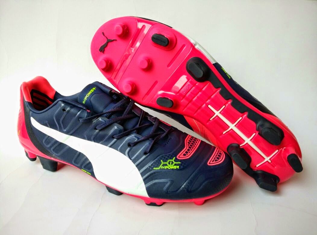 Zain Store Toko Online Terpercaya Amanah Jujur Sepatu Bola Puma Evopower 1 2 Biru Tua Pink