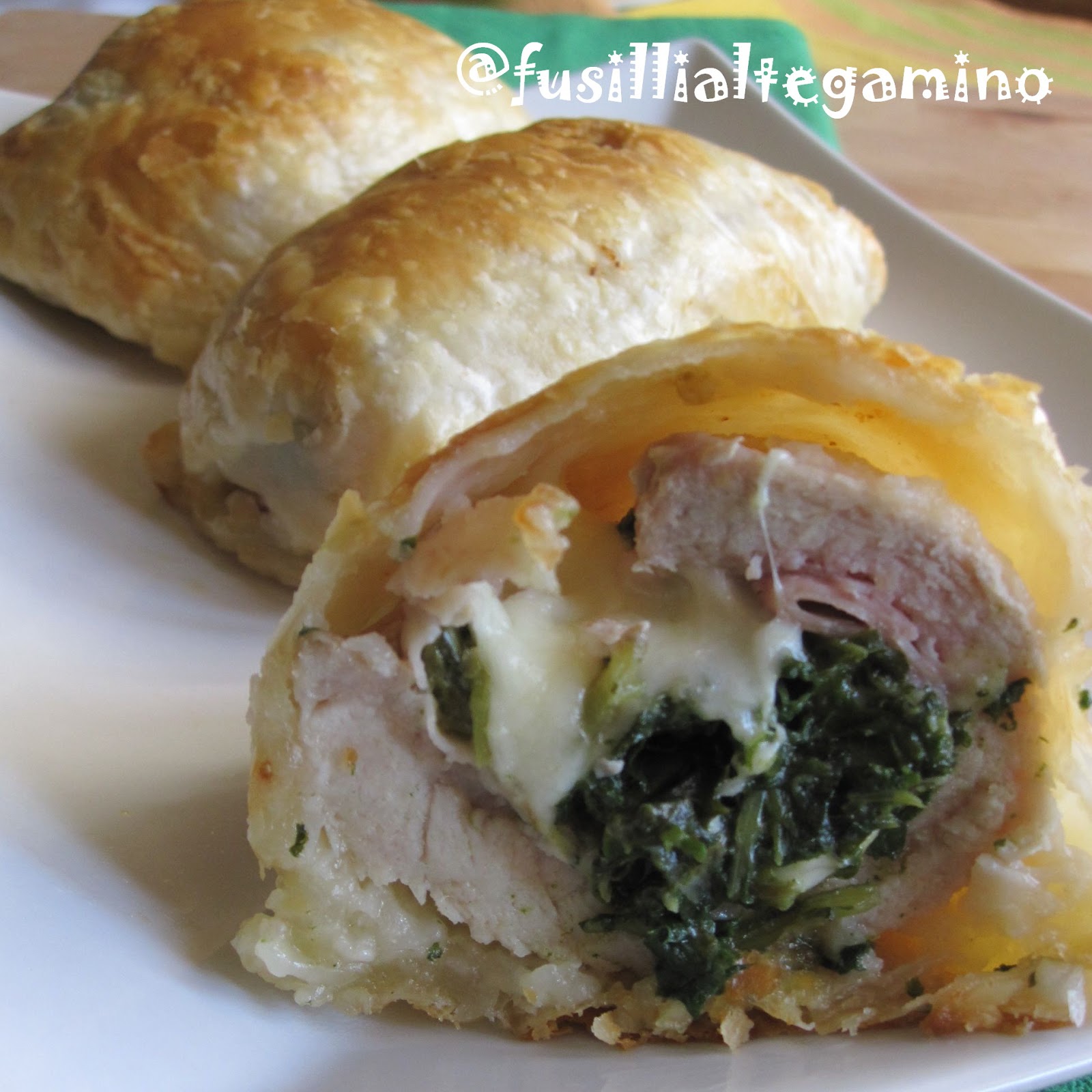 fusillialtegamino Involtini di Lonza di Maiale in Pasta Sfoglia