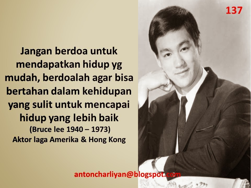 Kata Mutiara Para Tokoh Dunia 137 Bruce Lee Usa Amp Hong Kong