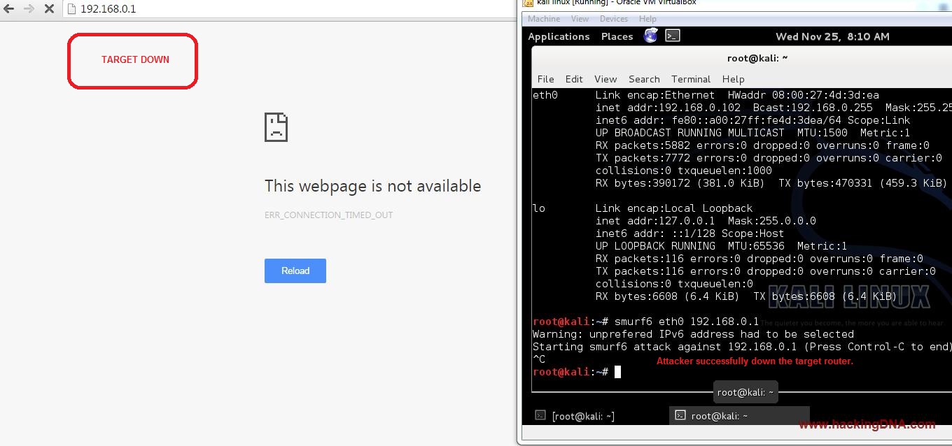 HackingDNA Router Testing