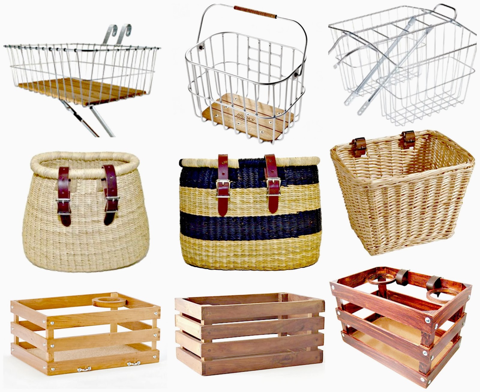 Cute Bicycle Baskets / C I T Y G I R L R I D E S