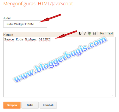 widget, gadget blog, cara menambah gadget di blog, cara menambahkan widget baru di blogspot, menambahkan widget blog, tutorial menambahkan widget baru di blog