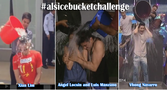 ALS Ice Bucket Challenge by Xian Lim, Vhong Navarro, Angel Locsin and Luis Manzano ALS Ice Bucket Challenge by Xian Lim, Vhong Navarro, Angel Locsin and Luis Manzano