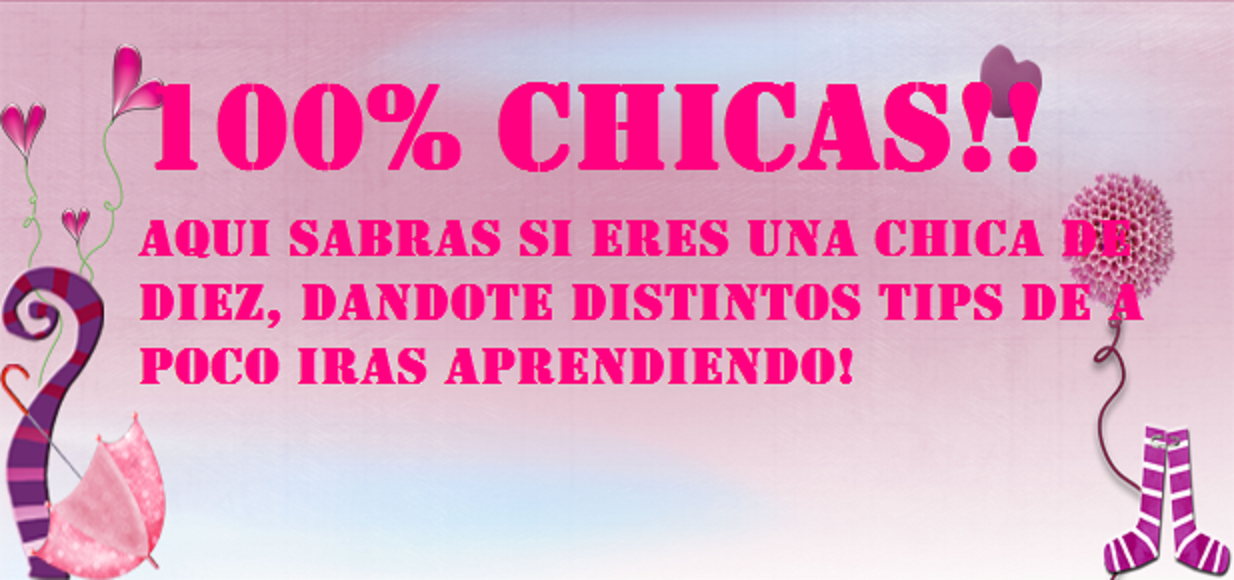 CHICAS AL 100%!!!