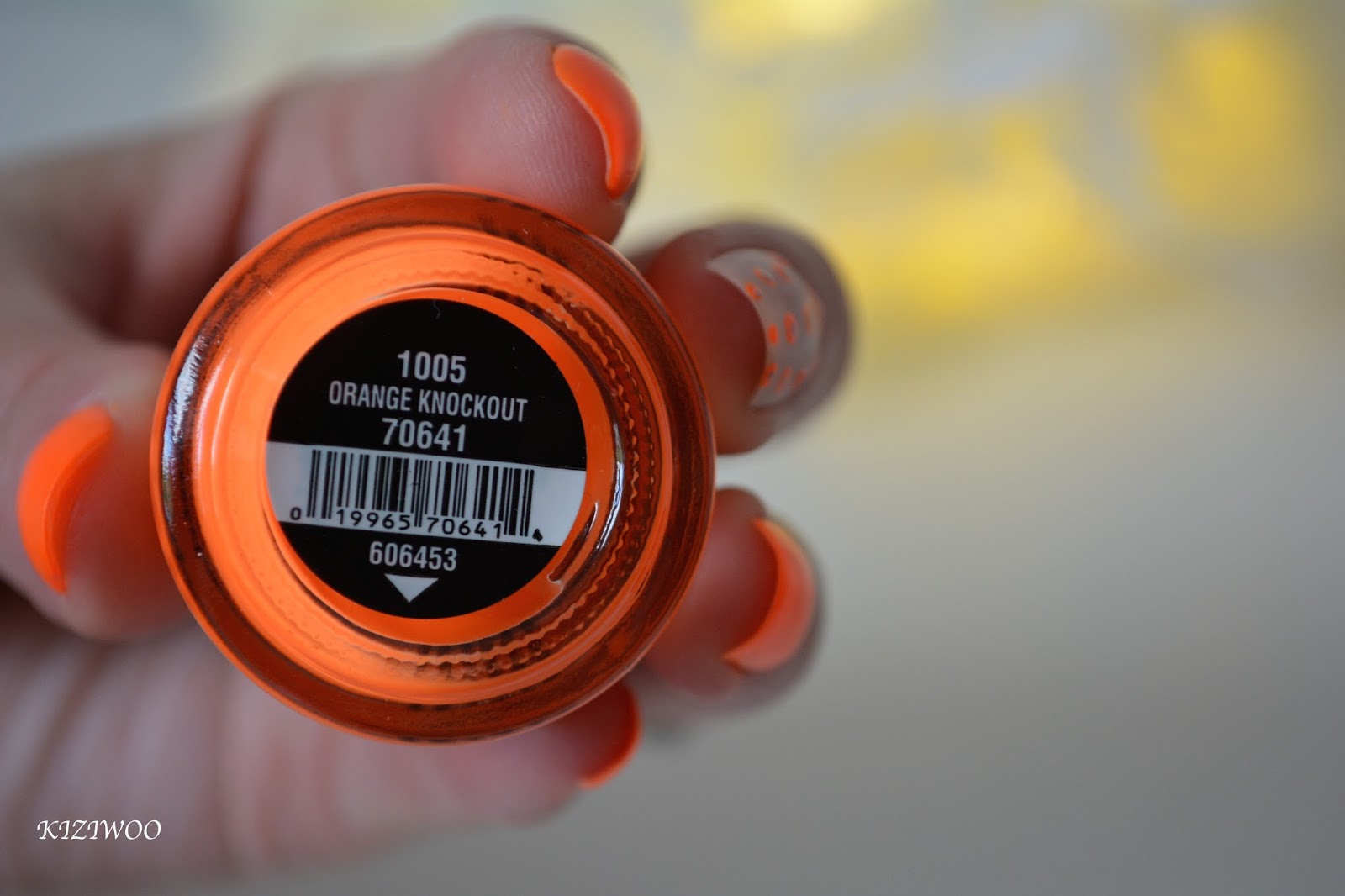 China Glaze 'Orange Knockout' KIZIWOO
