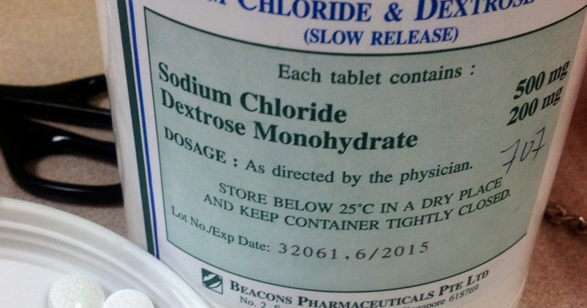 Medical Help: Sodium Chloride & Dextrose
