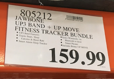 Deal for the Jawbone UP3 Band + Up Move Fitness Tracker Bundle at Costco