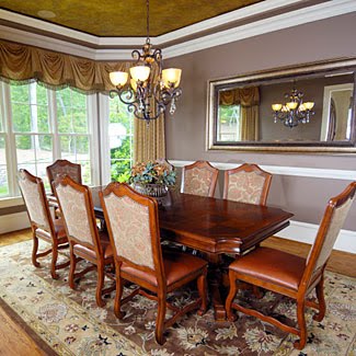 Comedores con espejos en la pared | Ideas para decorar, diseñar y