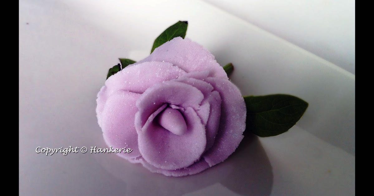 {Edible Sugar Flower} Purple Roses Hankerie