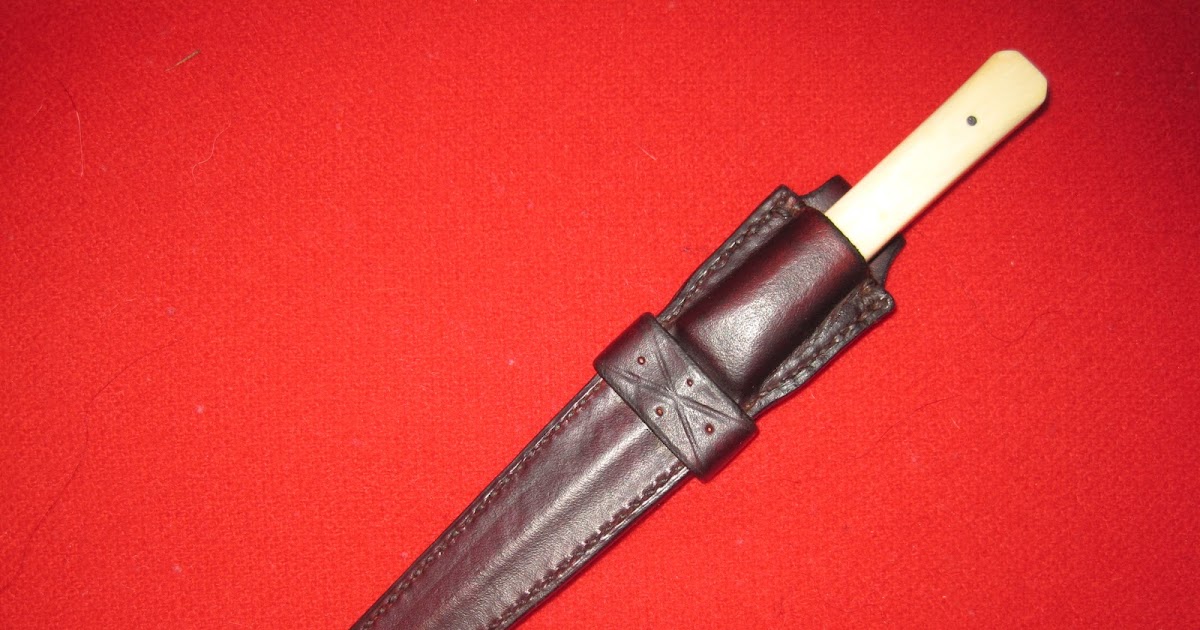 Leather from the Past Sheath for a Dagger
