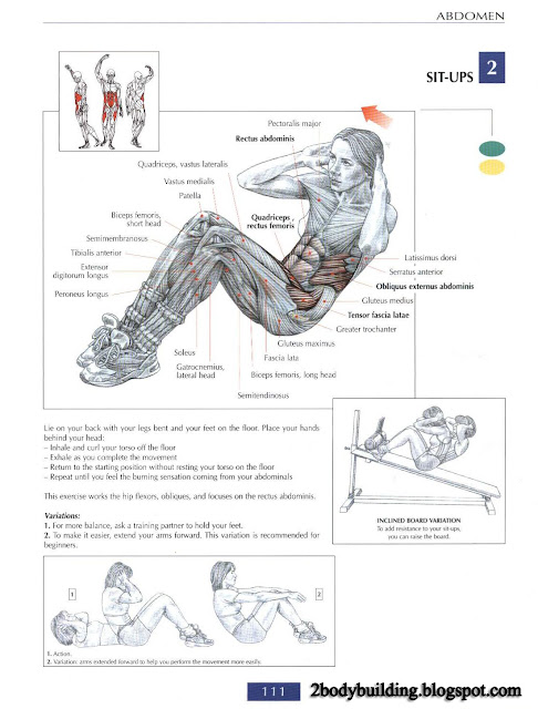 أهم تمارين لشد وتقوية عضلات البطن  Abdominal+111